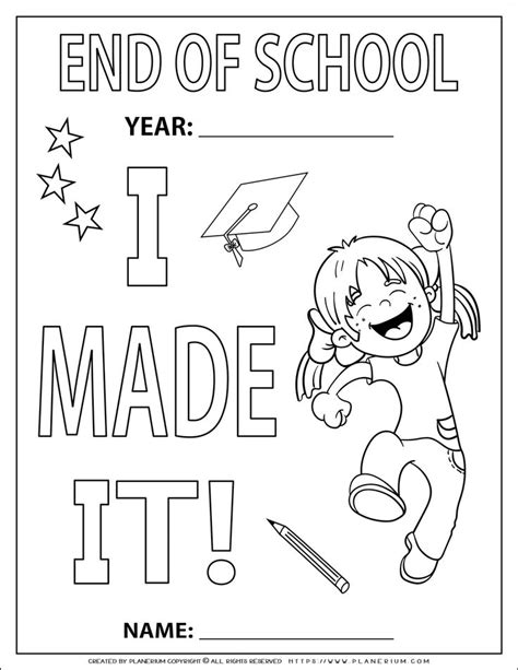 year coloring page      girl planerium