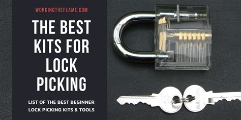 beginner lock picking kit  updated working  flame
