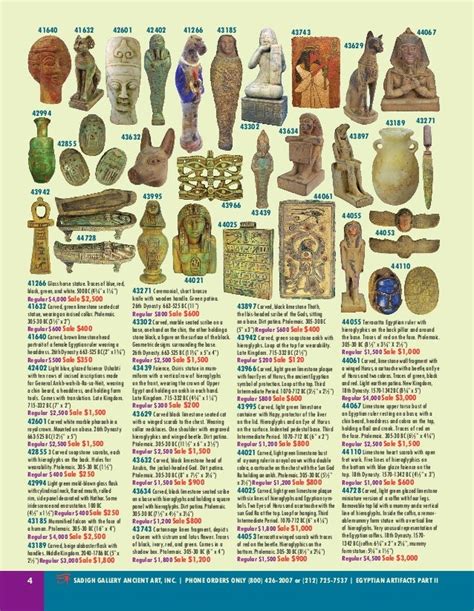 sadigh gallery s holiday sale on authentic and rare egyptian artifacts