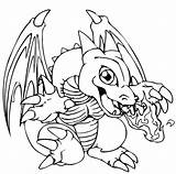 Dragon Coloring Pages Baby Dragons Cartoon Skyrim Fire Printable Hydra Lego Color Kids Pokemon Colouring Dessin Print Coloriage Easy Breathing sketch template