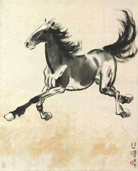 galloping horse   xu beihong  collection art gallery nsw