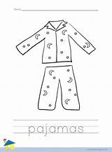 Pajama Pajamas Llama Thelearningsite Pijama Rhyming Pj Pyjamas Pyjama sketch template