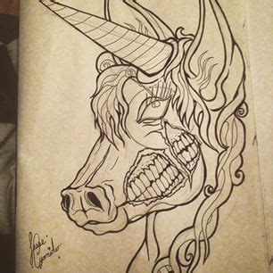 scary unicorn tattoo ideas unicorn tattoos unicorn tattoos