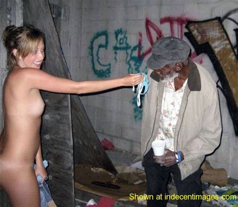 naked in front of a homeless man indecent images