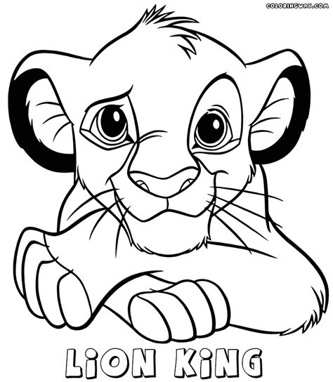 lion king coloring pages learny kids