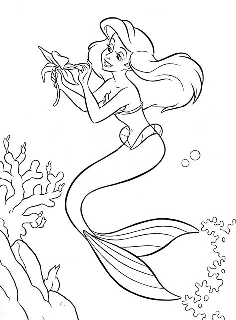ariel printable disney princess coloring pages coloring page images