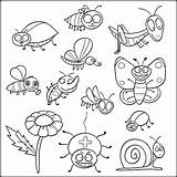 Coloring Insect Pages Kids Insects Color Colouring Bugs Pdf Printable Preschool Getdrawings Garden Sheets Print Book Getcolorings Online Colorings Zini sketch template