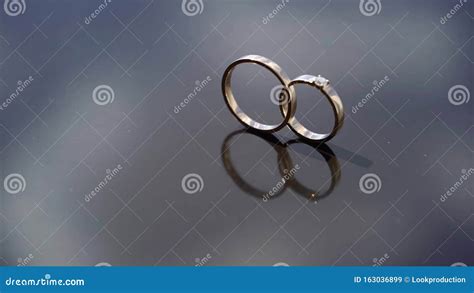 Wedding Rings Pair Of Marriage Symbols Love Of Bride And Groom