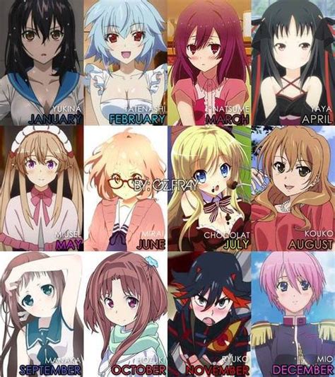what s your month anime girl i wanna rofl