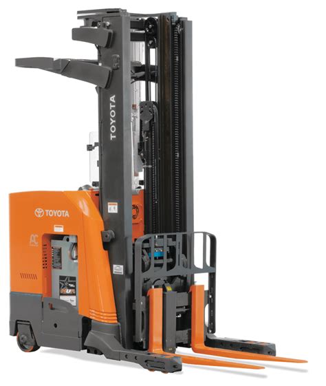 reach truck electric single double reach trucks toyota forklifts