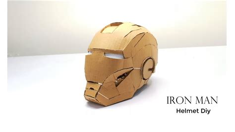 cardboard iron man helmet template