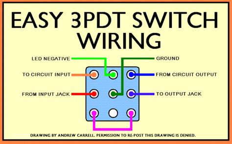 stompboxed  guitar pedal builders repository easy pdt switch wiring