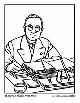 Truman Harry Coloring Kleurplaat Coloriage Edupics Pages sketch template