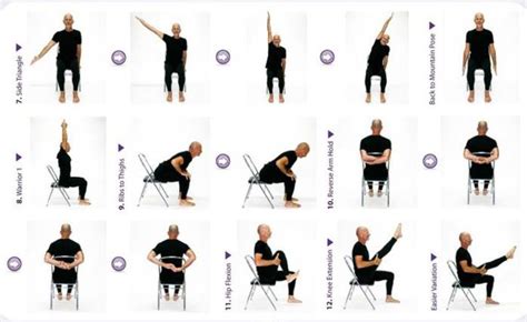 los  mejores ejercicios de yoga  sillas imprimibles  personas