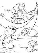 Stitch Ohana Lilo Coloring Pages Drawing Getdrawings sketch template