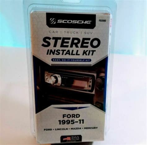 scosche fd   ford stereo install kit  sale  ebay