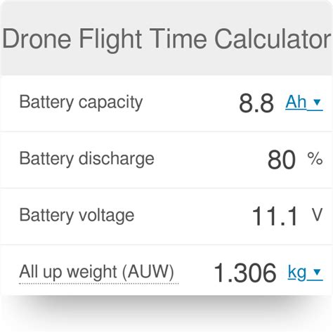 flight time calculator drone picture  drone