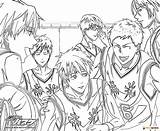 Kuroko Aniyuki Basquete sketch template