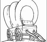 Wagon Coloring Pages Covered Trail Chuck Conestoga Pioneer Drawing Printable Getcolorings Getdrawings Wheel Sketch Clipartmag Color sketch template