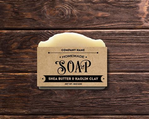 label template natural soap labels handmade soap label etsy