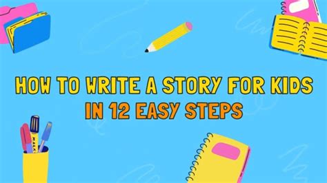 write  story  kids   steps  examples youtube