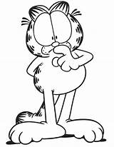 Coloring Pages Garfield Cat Printable Scared Cartoon Odie Cliparts Print Clipart Kids Color Confusion Clip Books Choose Library Drawing Popular sketch template