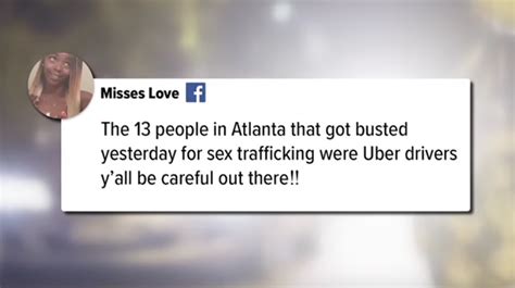 Fake News 13 Uber Drivers Not Arrested For Sex Trafficking In Georgia