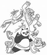 Kung Fu Panda Coloring Pages Legend Getcolorings Getdrawings sketch template