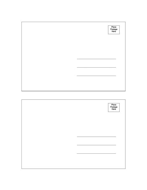 blank postcard clipart   cliparts  images  clipground