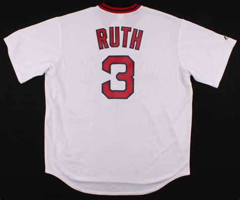 babe ruth boston red sox jersey pristine auction