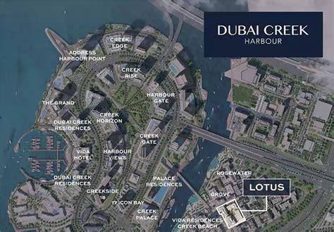 creek beach lotus  dubai creek harbour