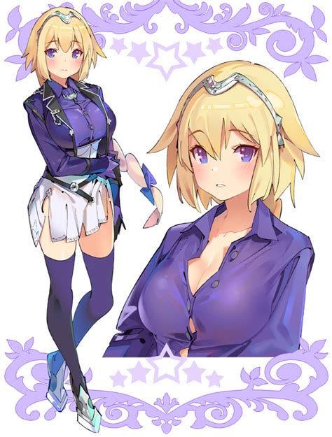 jeanne d arc and jeanne d arc fate and 2 more drawn by