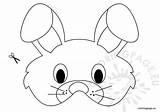 Mask Rabbit Printable Template Easter Bunny Animal Coloring Masks Clipart Activities Pages Dog Kids Clip Face Templates Do Druku Drawing sketch template