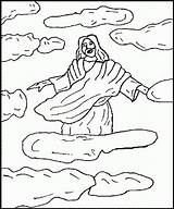 Ascension Pages Hemelvaart Christ Mercy Malvorlagen Aufstieg Animaatjes Malvorlagen1001 Familyholiday sketch template