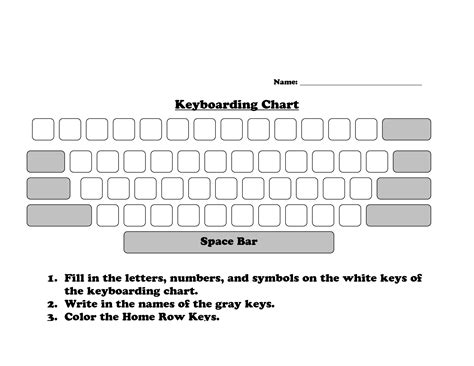 typing template printable templates