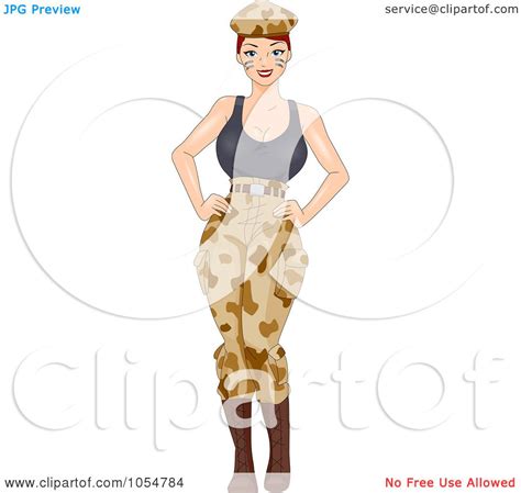 Royalty Free Vector Clip Art Illustration Of A Sexy Female