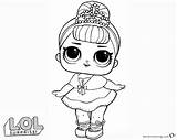 Lol Coloring Pages Surprise Doll Queen Crystal Printable Bee Getcolorings Genie Color Glitter Drawing Printing Print Getdrawings Bettercoloring sketch template