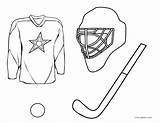 Hockey Coloring Pages Printable Goalie Nhl Jersey Stick Kids Drawing Ice Player Rink Bruins Color Print Getcolorings Cool2bkids Template Colori sketch template