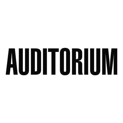 auditorium sign vinyl wall decal school wall lettering auditorium decal