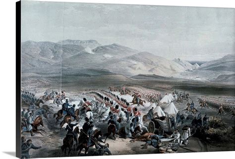 charge of the light brigade of the british cavalry battle of balaklava oct 25 1854 wall art