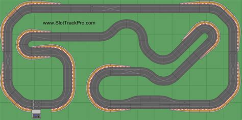 scalextric track designs   track plans  slot track pro