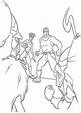 Atlantis Coloring Pages Fight Ready They Print Milo Color Kids Coloringtop sketch template