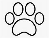 Pawprint Outlines Webstockreview sketch template