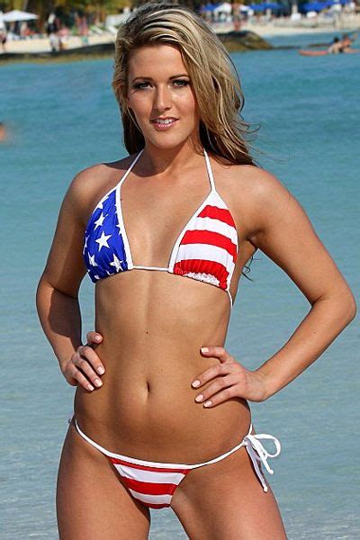 Ujena Big Star Fourth Of July Tonga Bikini American Flag