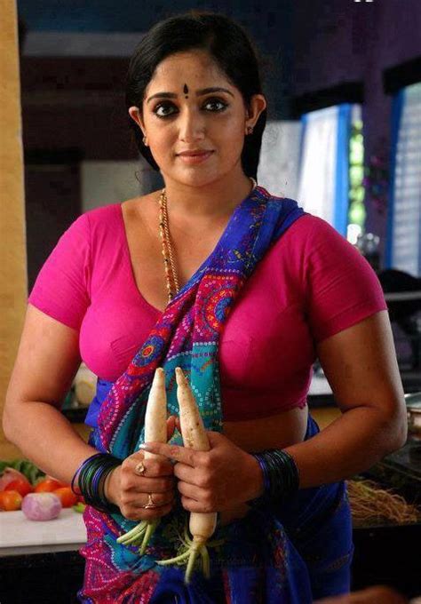 actress celebrities photos kavya madhavan hot blouse show photos