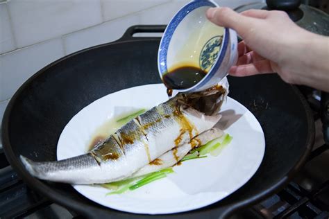 Simple Steamed Whole Sea Bass Branzino Asian Cooking Mom