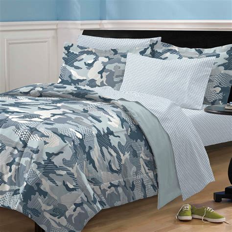 room geo camo camouflage comforter set blue twin camouflage bedding camo bedding blue