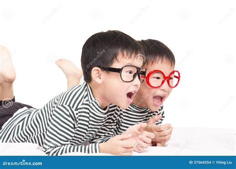 funny twin stock photo image  expression handsome