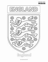 England Football Coloring sketch template
