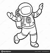 Astronauta Astronaute Colorear Astronaut Astronautas Ausmalen Astronauten sketch template